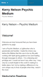 Mobile Screenshot of kerrynelsonpsychicmedium.com.au